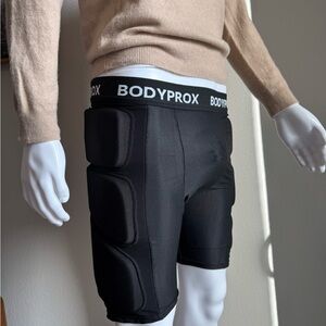 Bodyprox Black Padded Shorts Like new Size Large 💎